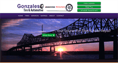 Desktop Screenshot of gonzalestire.com